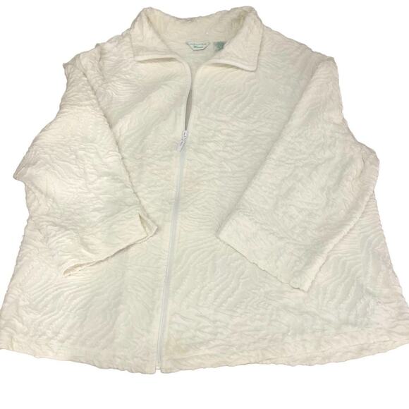 LAURA Ashley Woman Jacket Plus 1X Cottagecore Fairy Feminine Retro - Picture 7 of 8